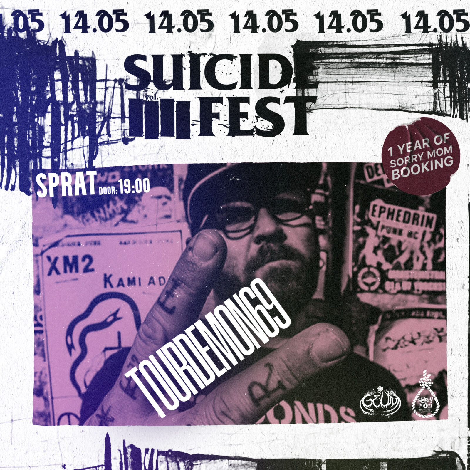 Графический дизайн punk, разработка логотипа, концепция